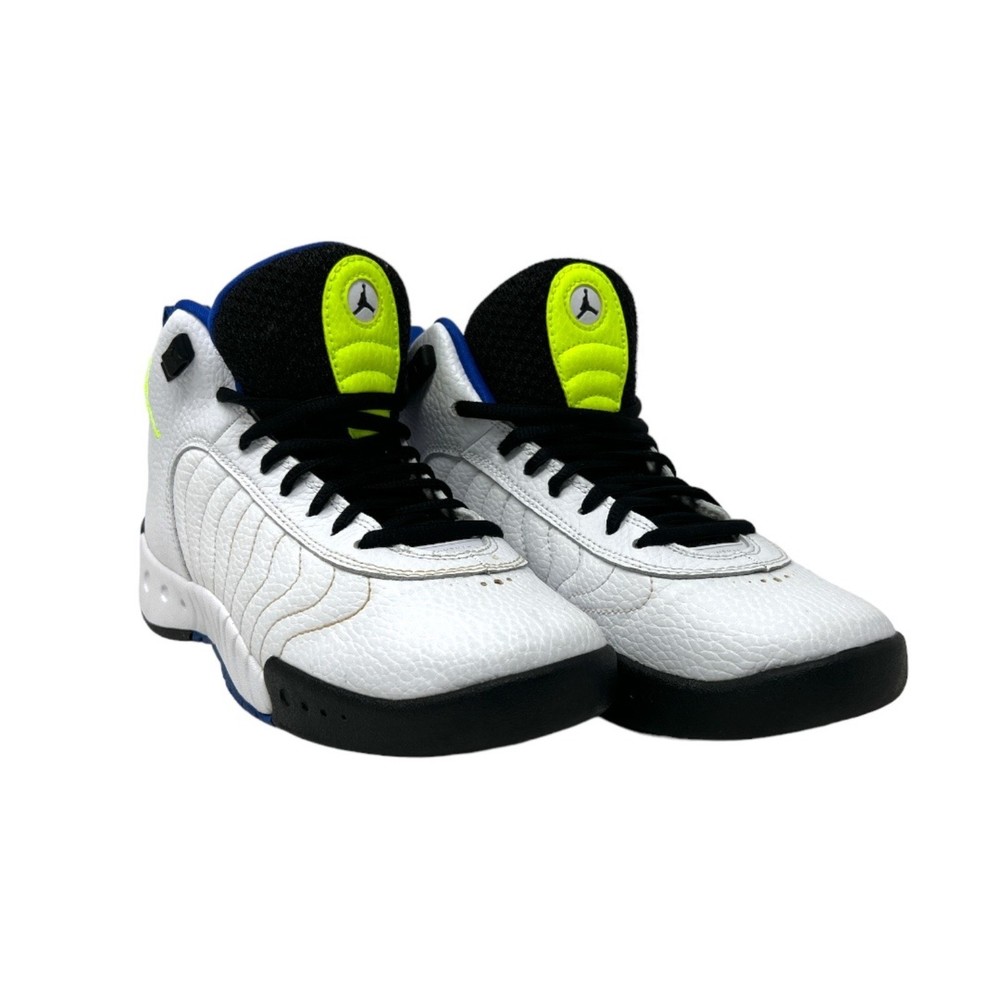 Jordan Jumpman NIKE Pro BG White Cyber Size 6Y 7.5W Basketball Sneaker